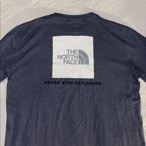 North Face Men’s Short Sleeve T-Shirt Navy Blue
